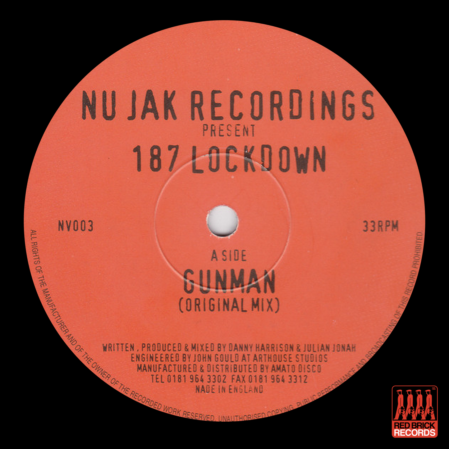 187 Lockdown - Gunman / Playin' Around