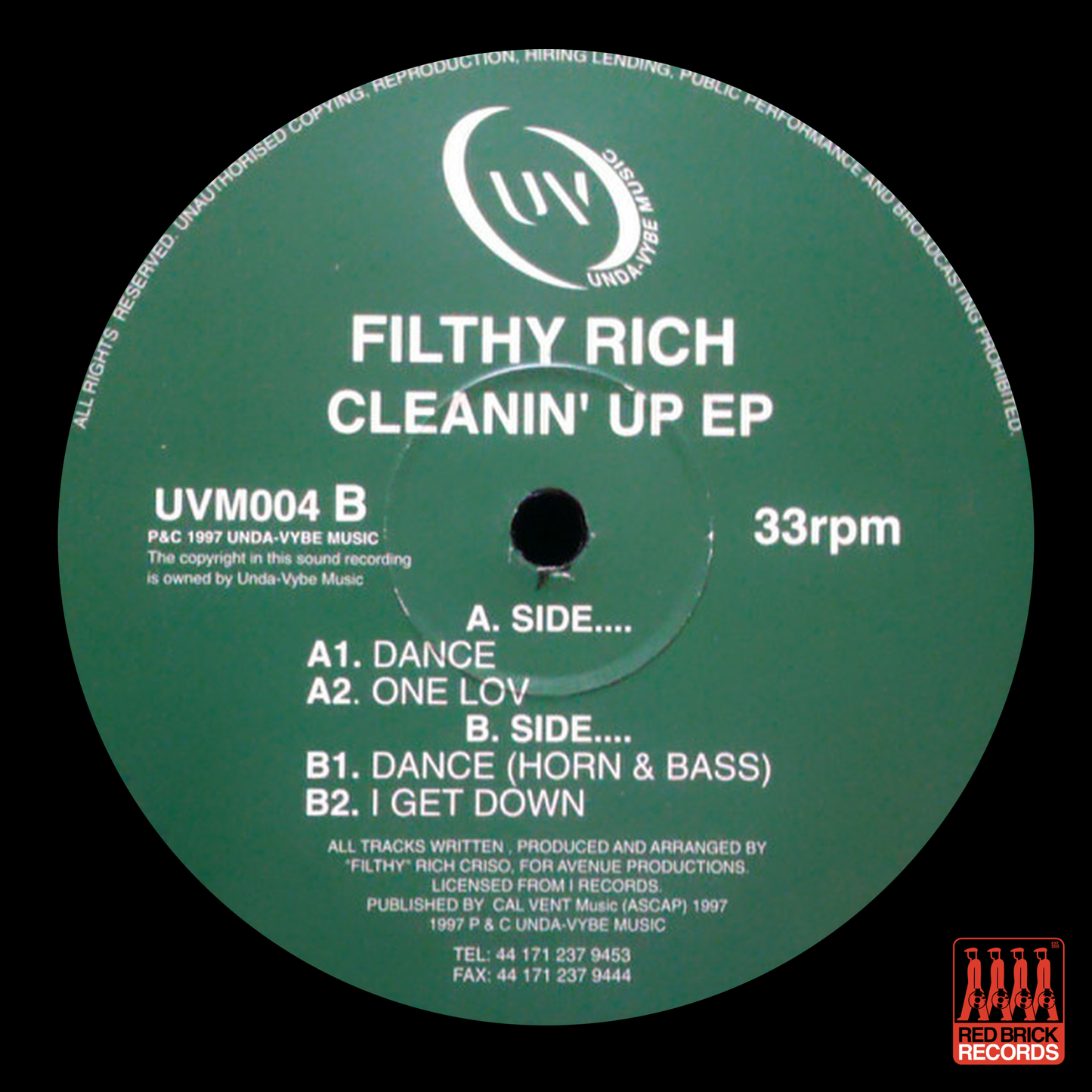 Filthy Rich - Cleanin' Up EP