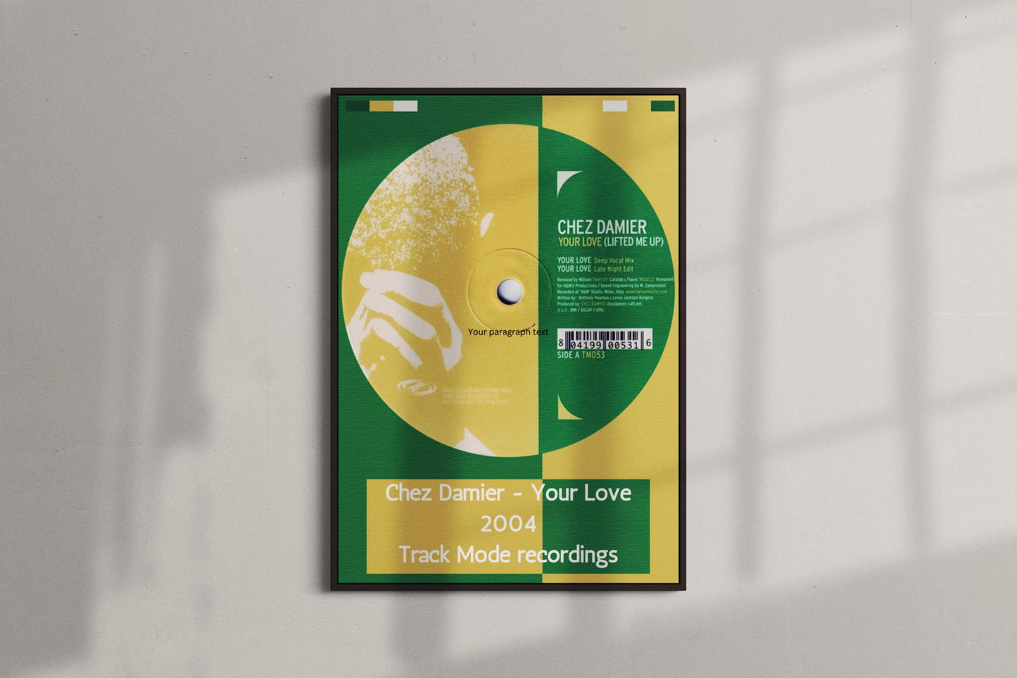 Custom Record Poster