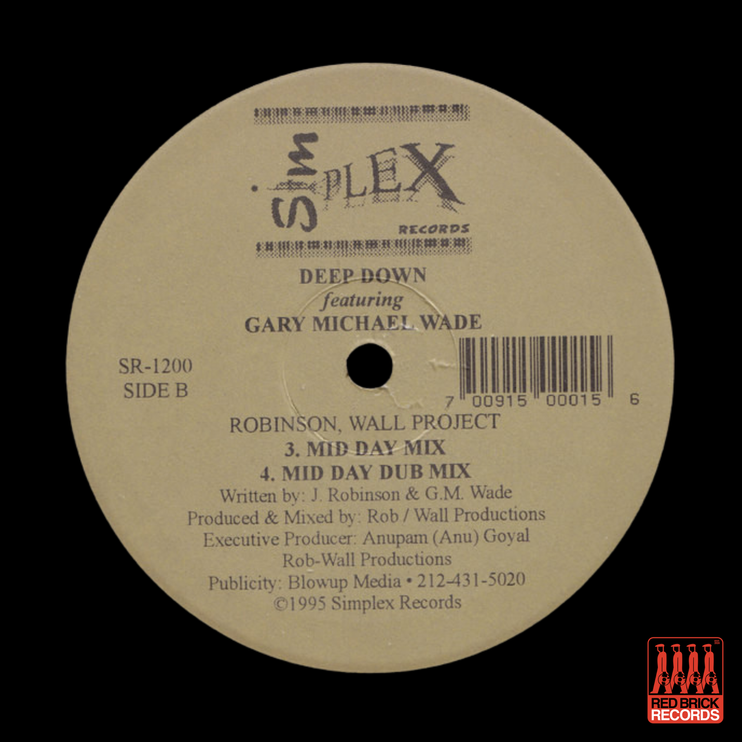 Robinson Wall Project featuring Gary Michael Wade - Deep Down