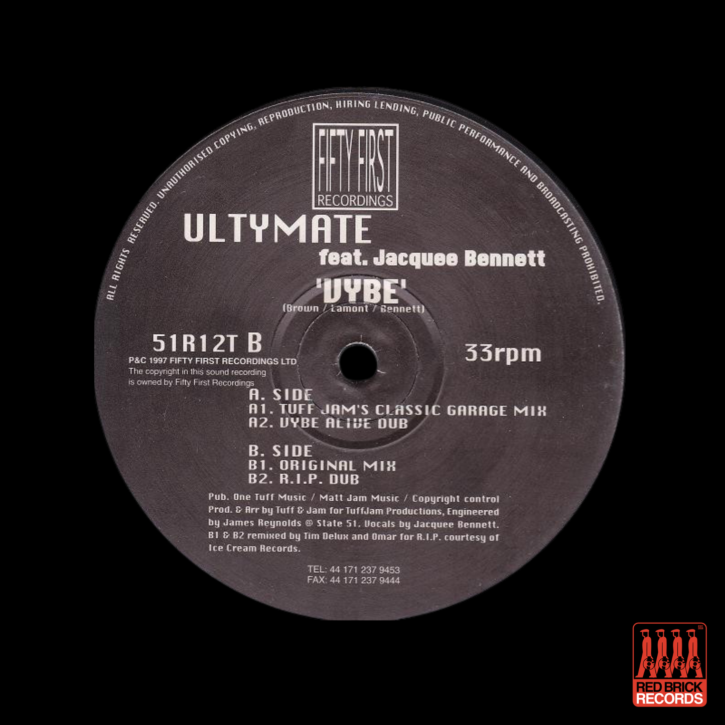 Ultymate Feat. Jacquee Bennett - Vybe