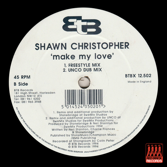 Shawn Christopher - Make My Love (Remixes)
