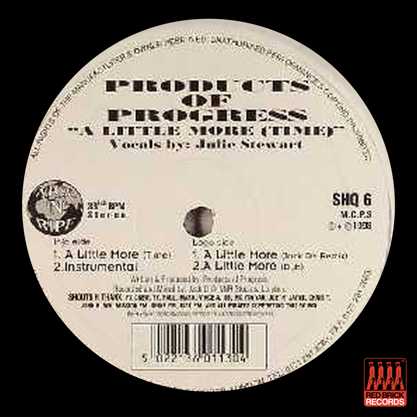 Products Of Progress - A Little More (Time)