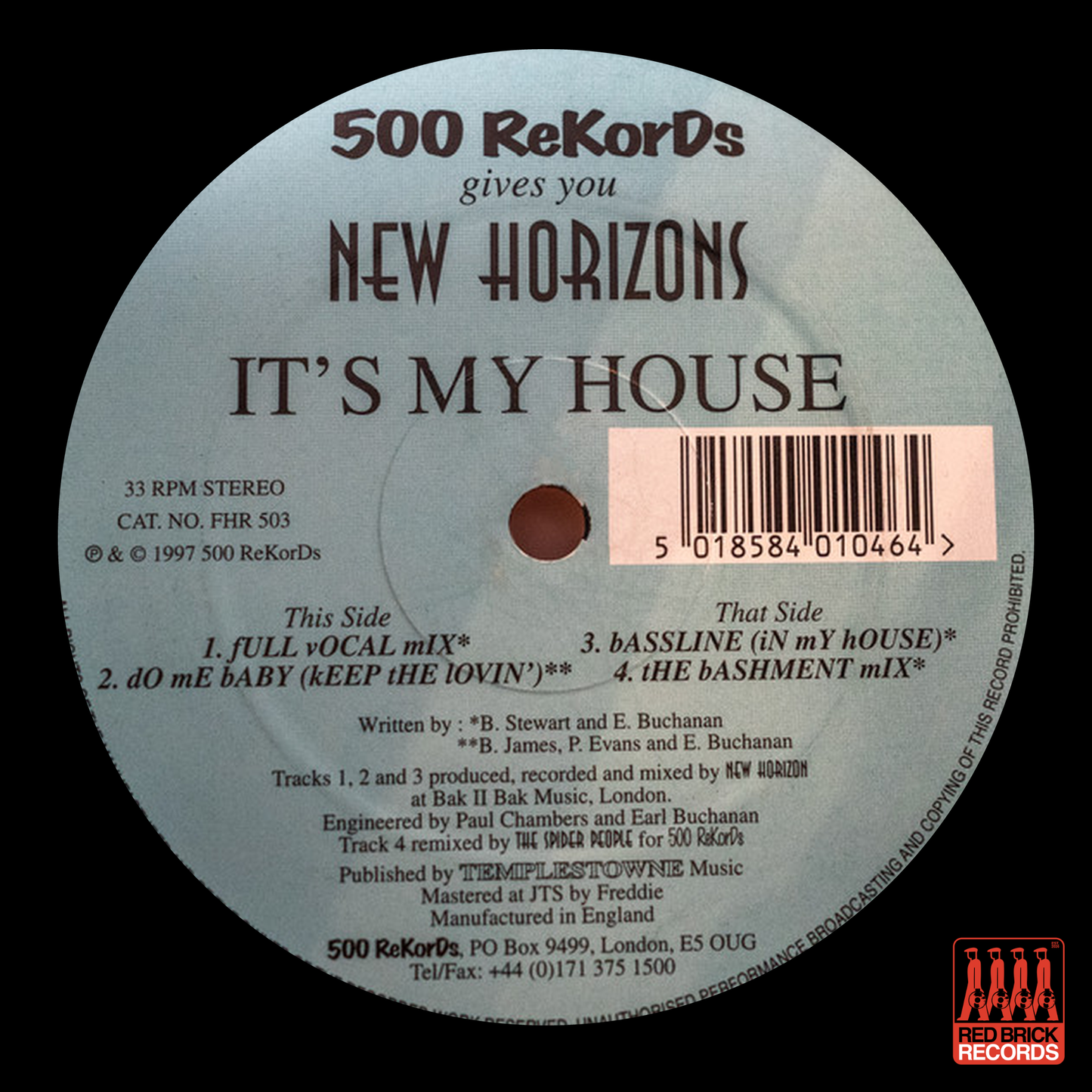 New Horizons - It's My House
