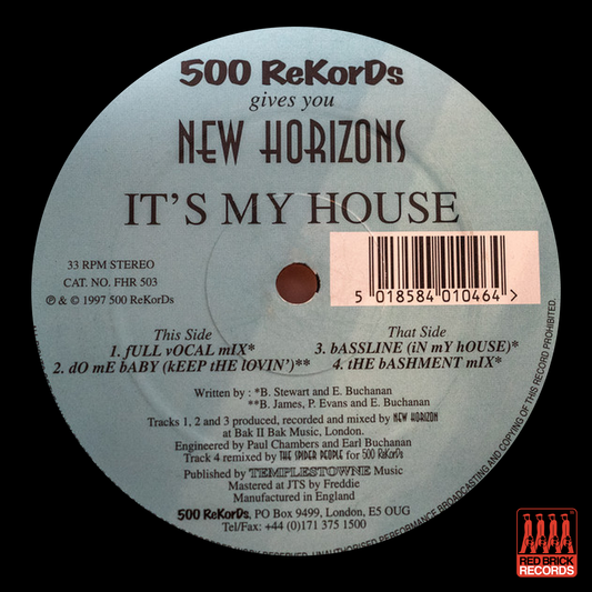 New Horizons - It's My House