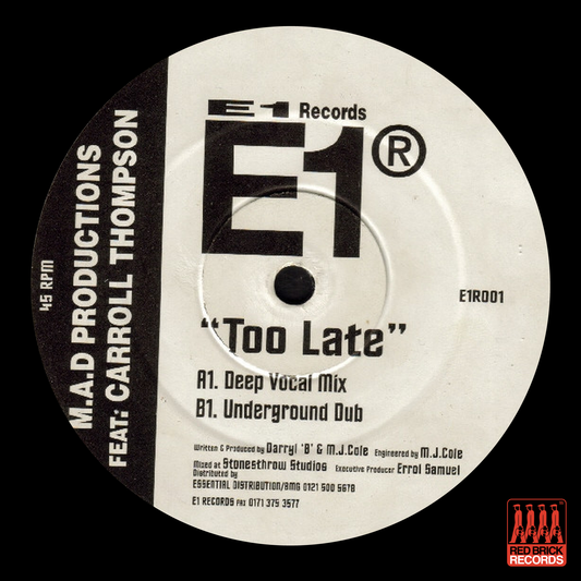 M.A.D Productions feat. Caroll Thompson - Too Late